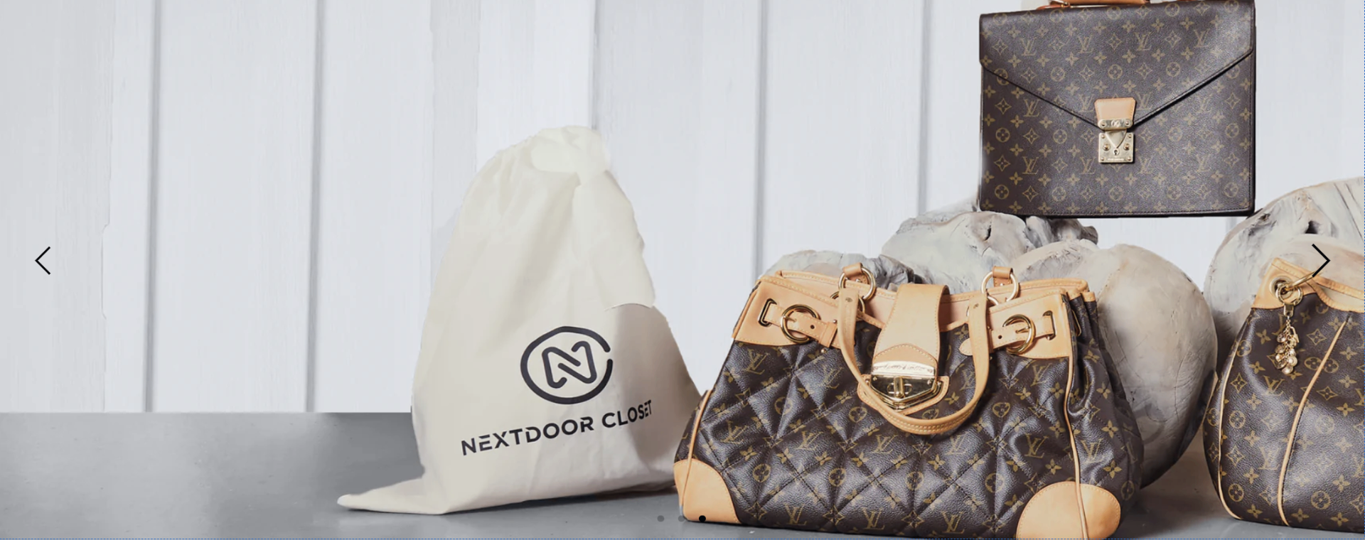 Authenticated luxury handbags